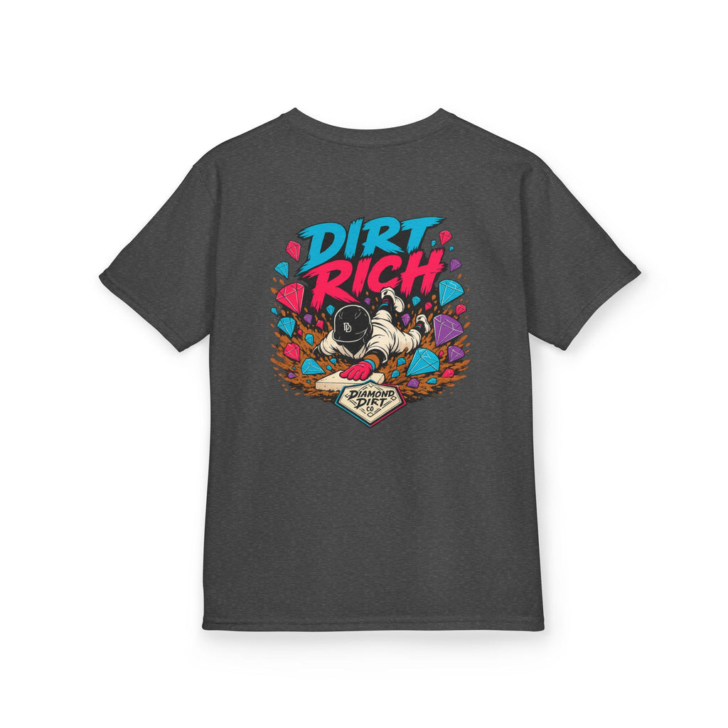 Kids Tee — 'Dirt Rich' Graphic Shirt