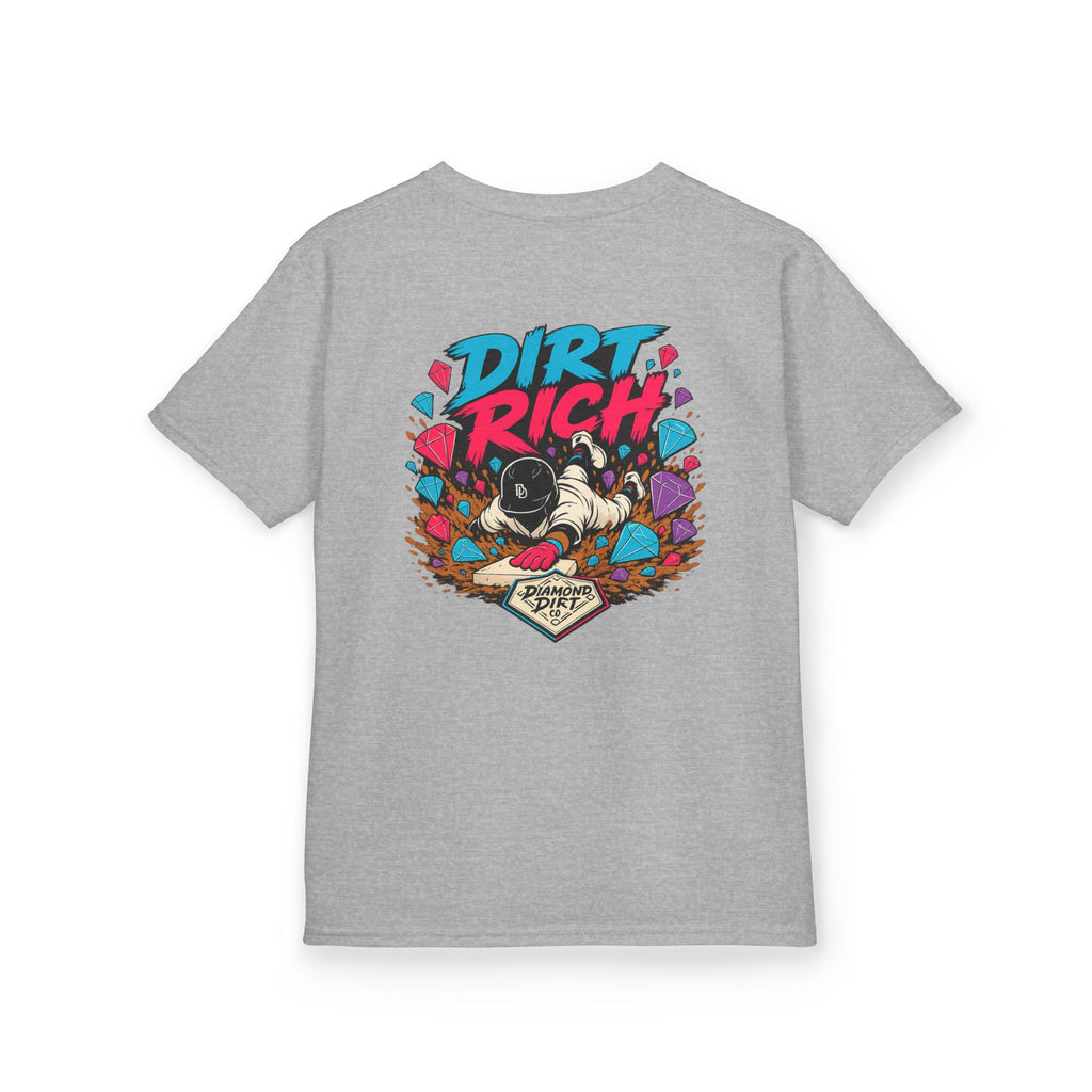 Kids Tee — 'Dirt Rich' Graphic Shirt