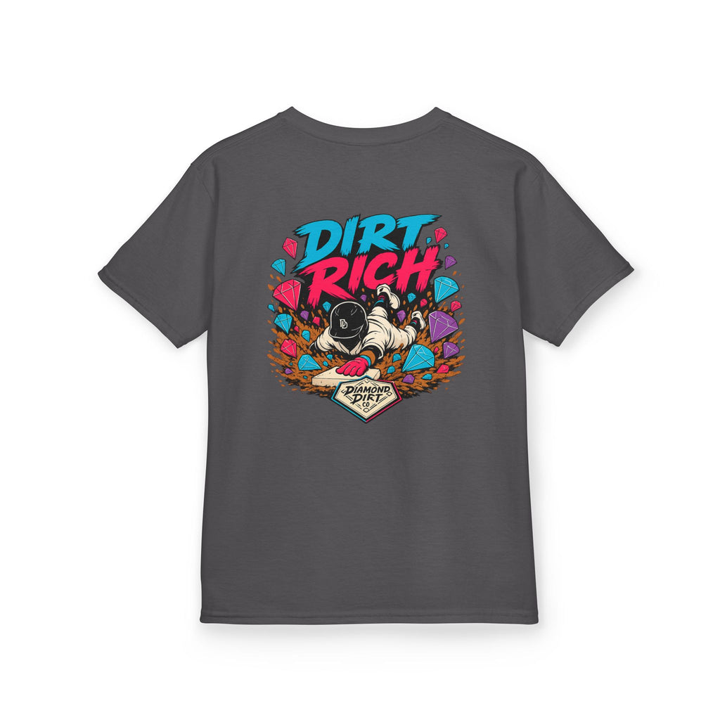 Kids Tee — 'Dirt Rich' Graphic Shirt