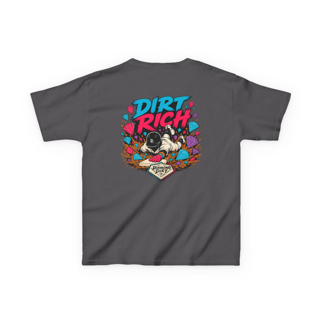Kids Tee — 'Dirt Rich' Graphic Shirt