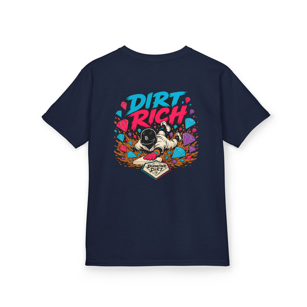 Kids Tee — 'Dirt Rich' Graphic Shirt