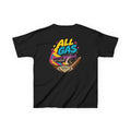 Kids Tee — 'All Gas' Colorful Racing Graphic