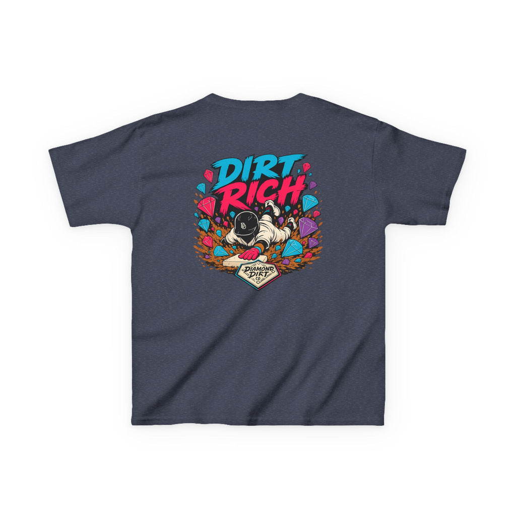 Kids Tee — 'Dirt Rich' Graphic Shirt