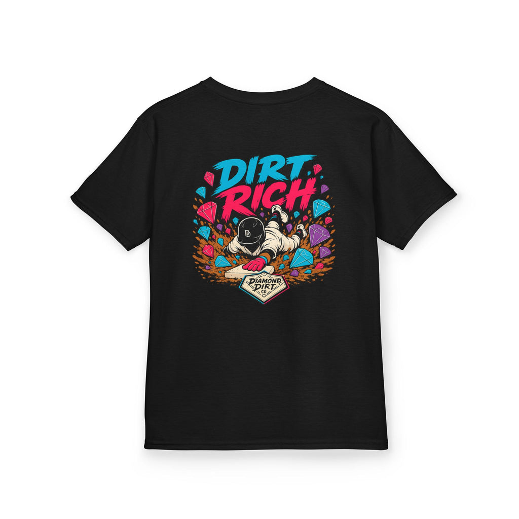 Kids Tee — 'Dirt Rich' Graphic Shirt